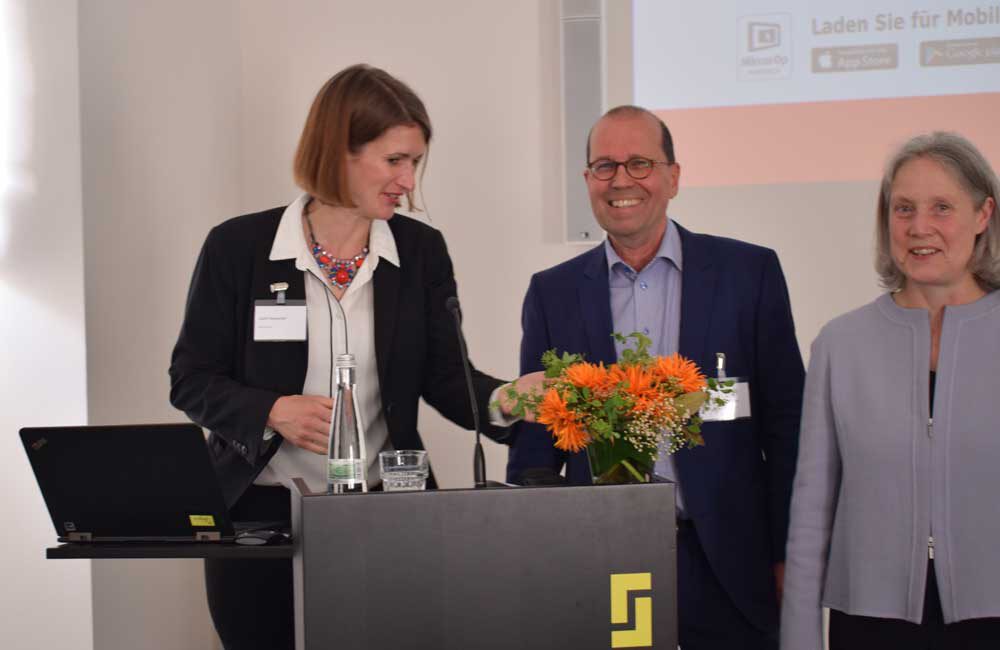 Während des Vortrag